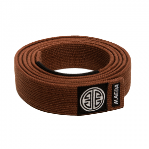 Maeda Brand Gi Material BJJ Belts - Brown